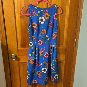 Vince Camuto Blue Floral Dress